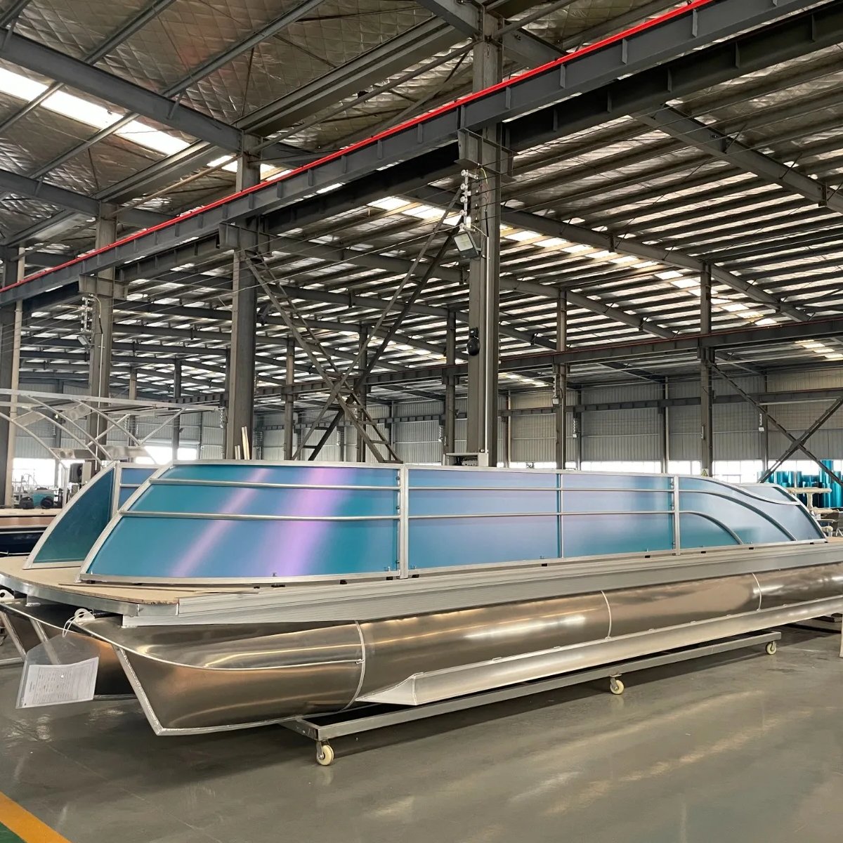 27ft New Tritoon Sport Yacht Fence Design Family Fishing Australia Includes Outboard Engine Aluminium Material Outdoor Usage